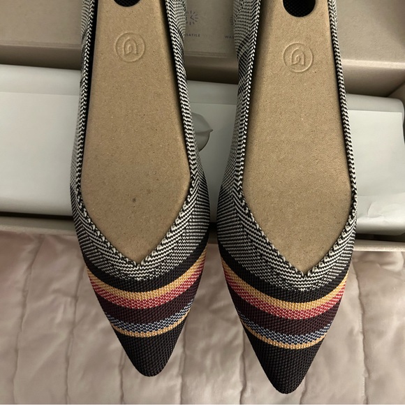 Rothy’s VIB Inverse Stripe Points NIB - Picture 2 of 5